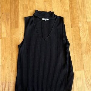 Black Sleeveless Top